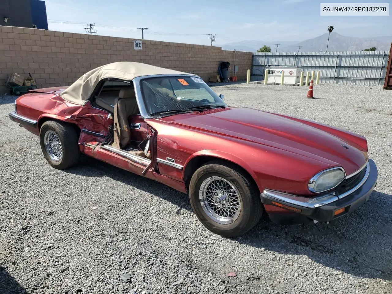 1993 Jaguar Xjs VIN: SAJNW4749PC187270 Lot: 53915085