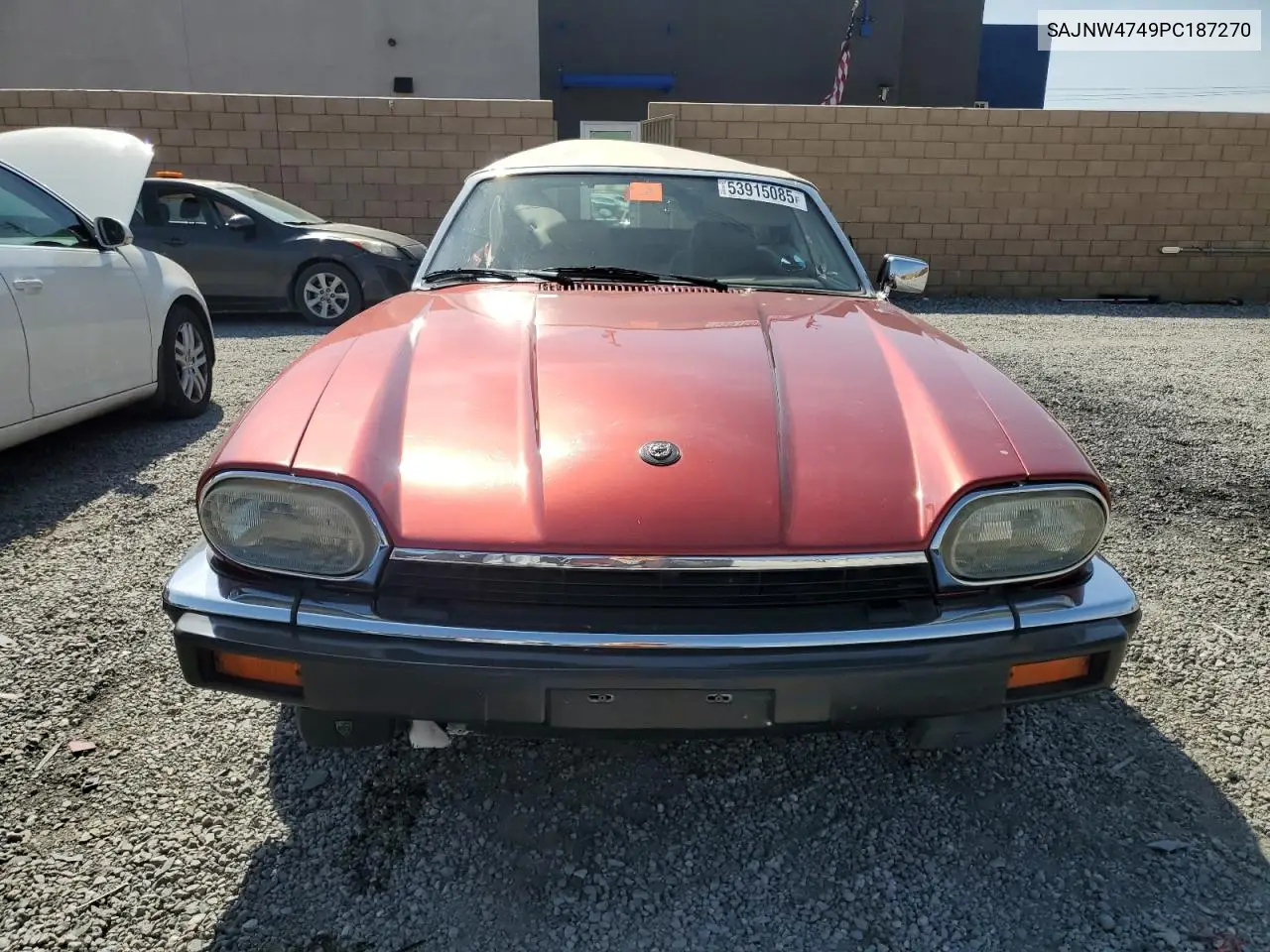 1993 Jaguar Xjs VIN: SAJNW4749PC187270 Lot: 53915085
