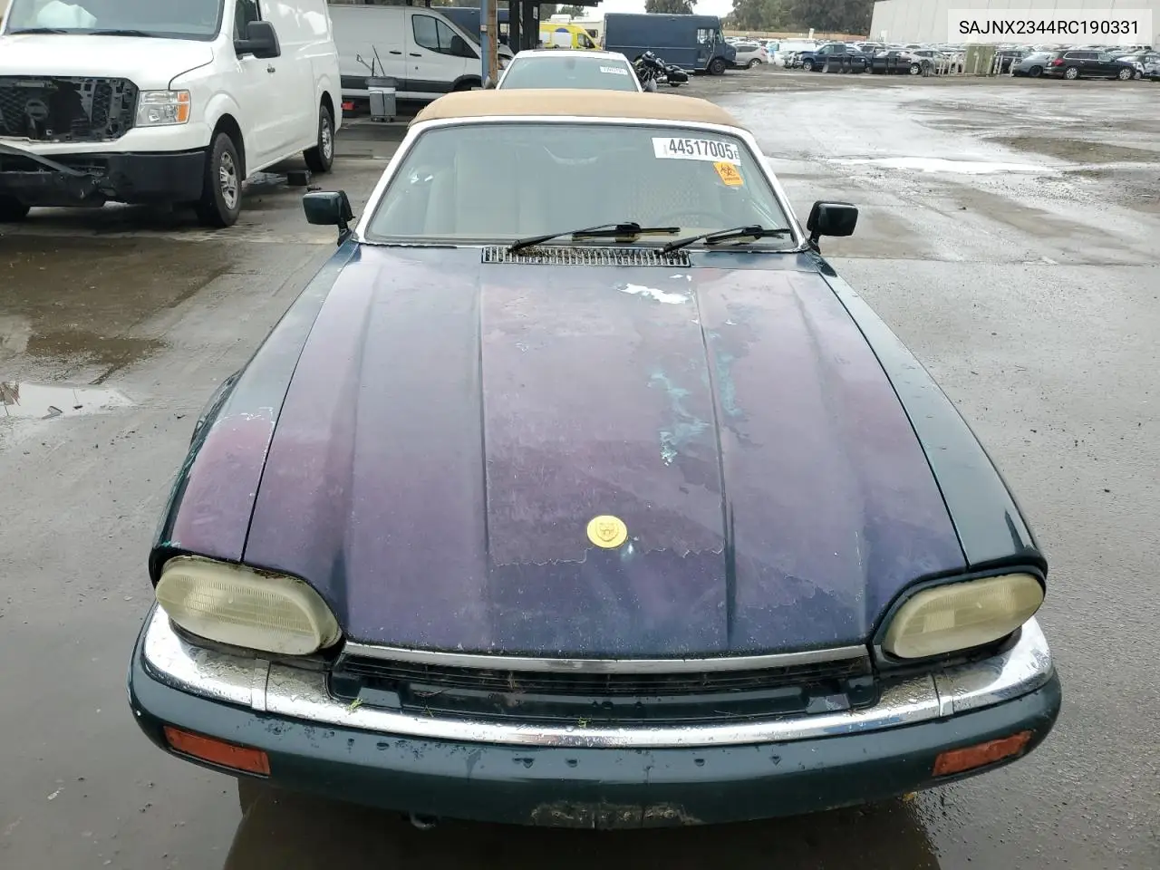 1994 Jaguar Xjs 2+2 VIN: SAJNX2344RC190331 Lot: 44517005