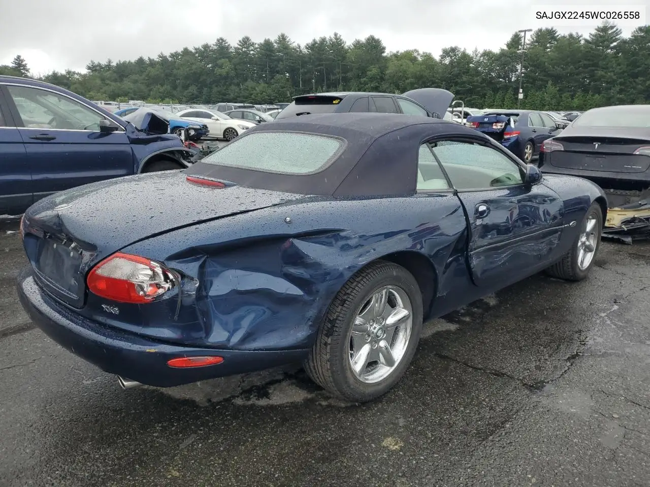 1998 Jaguar Xk8 VIN: SAJGX2245WC026558 Lot: 63384675