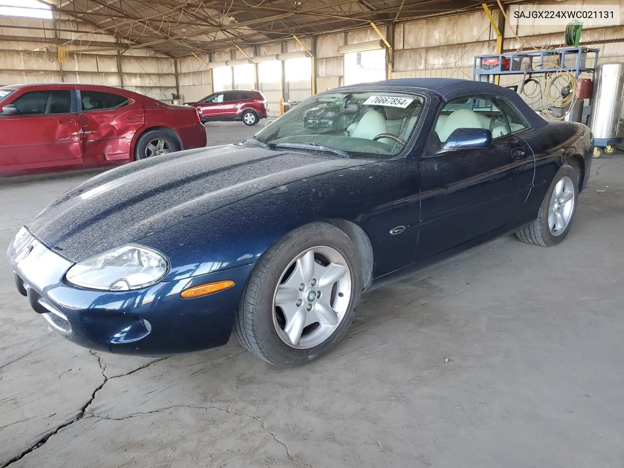 1998 Jaguar Xk8 VIN: SAJGX224XWC021131 Lot: 76667854