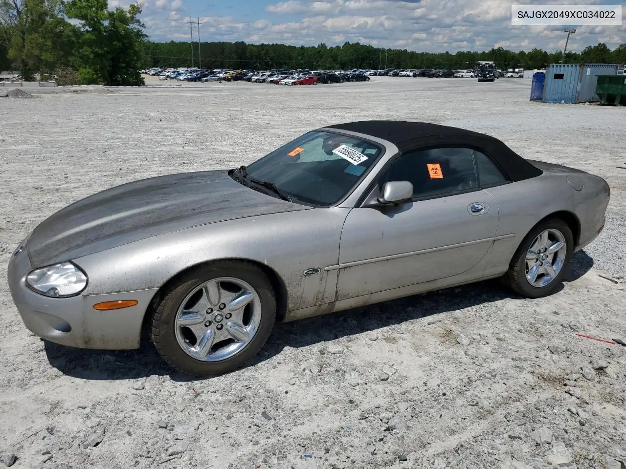 1999 Jaguar Xk8 VIN: SAJGX2049XC034022 Lot: 55690025