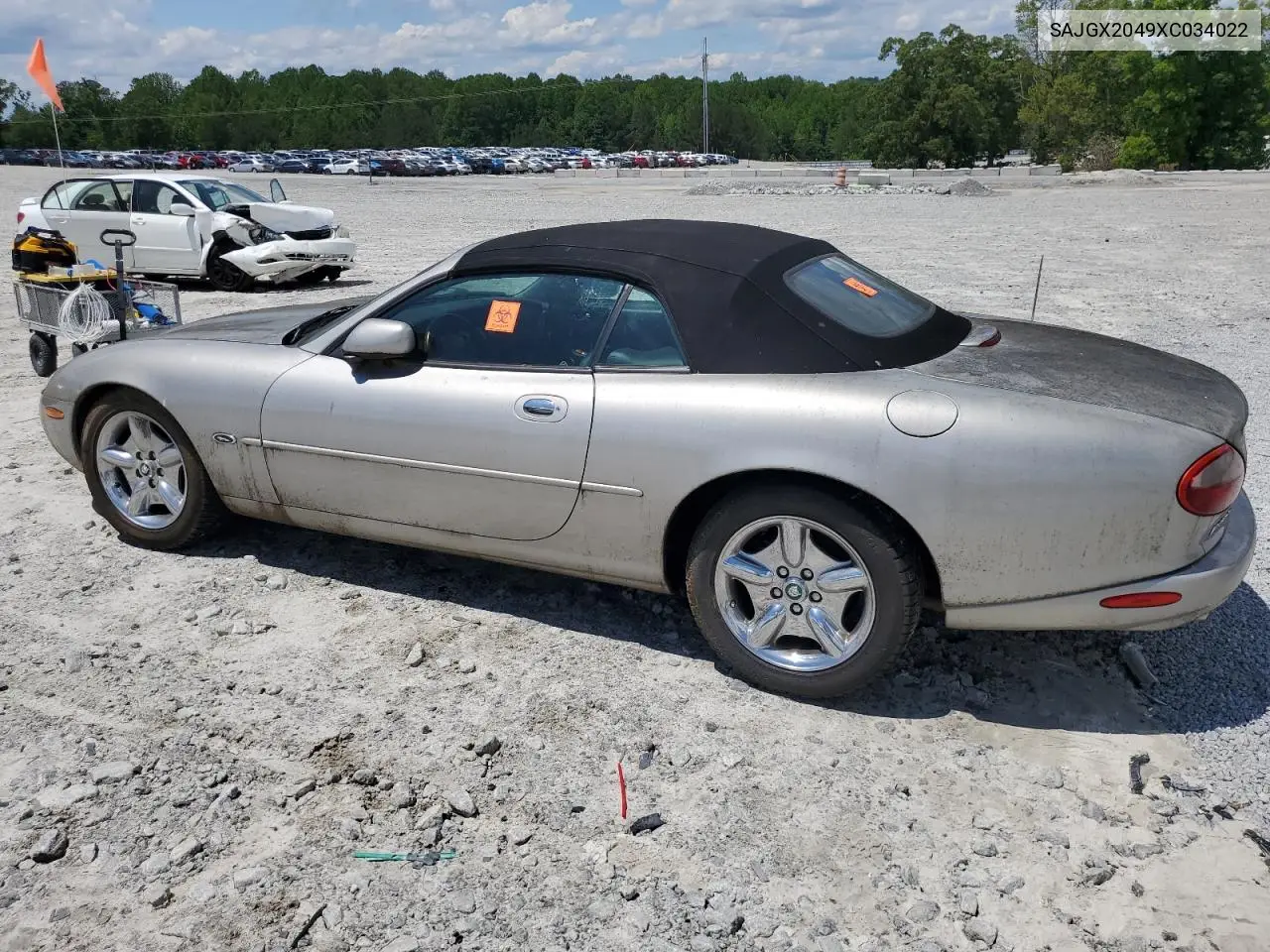 1999 Jaguar Xk8 VIN: SAJGX2049XC034022 Lot: 55690025