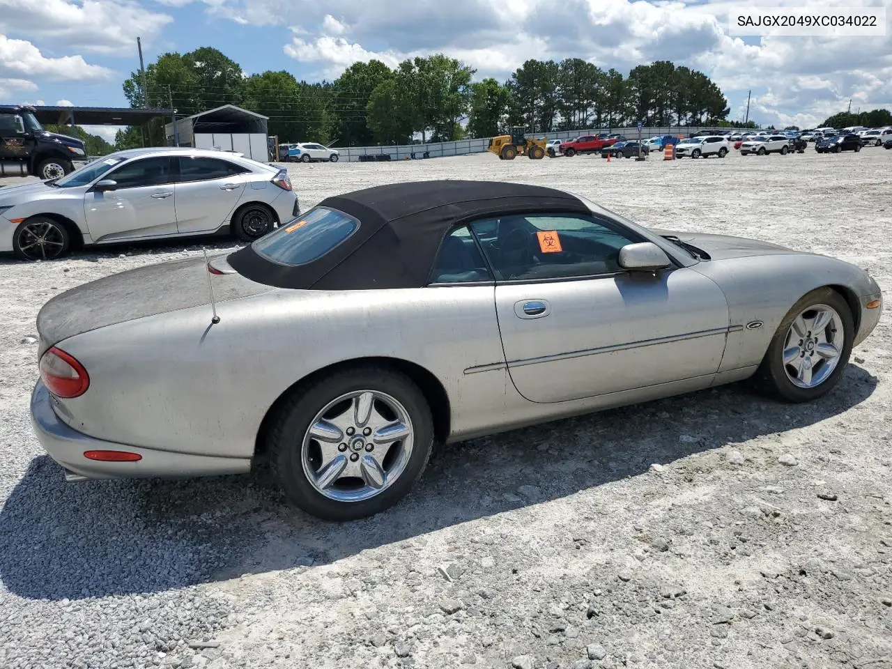 1999 Jaguar Xk8 VIN: SAJGX2049XC034022 Lot: 55690025