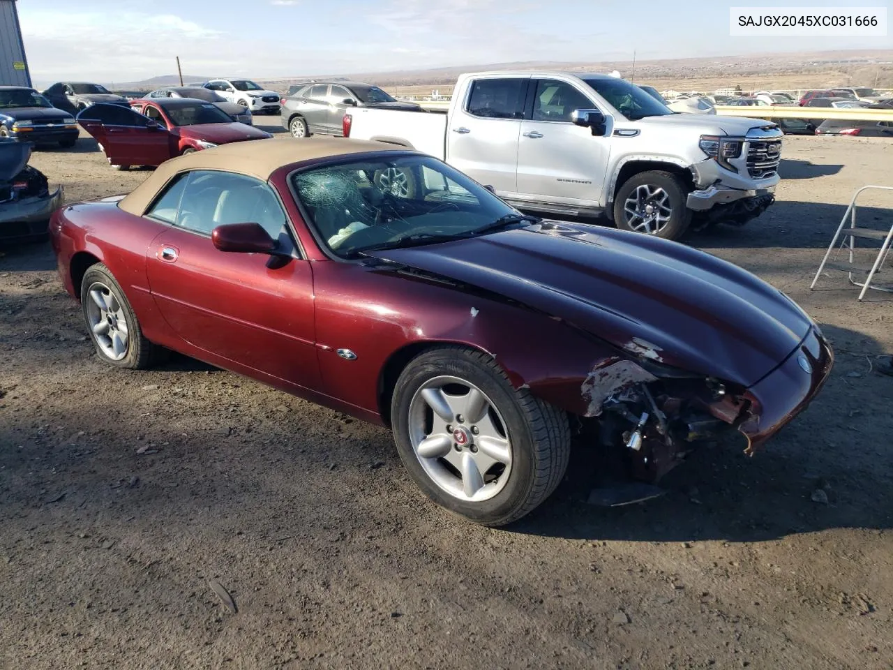 1999 Jaguar Xk8 VIN: SAJGX2045XC031666 Lot: 86643694