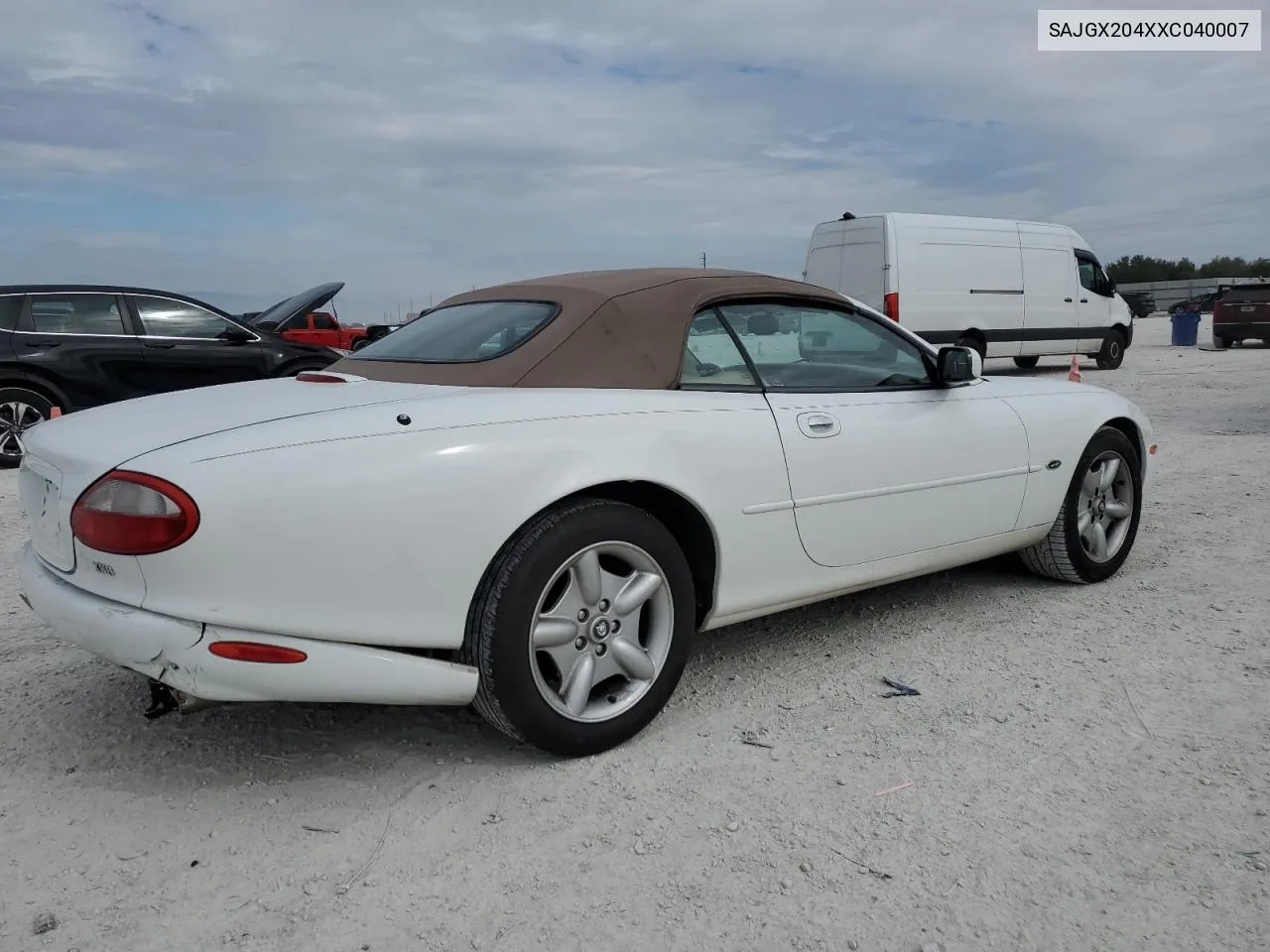 1999 Jaguar Xk8 VIN: SAJGX204XXC040007 Lot: 89092035