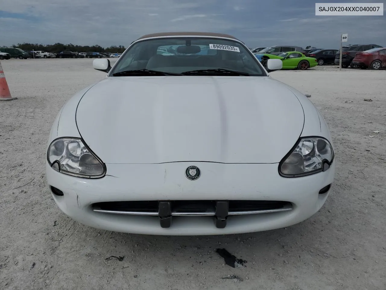 1999 Jaguar Xk8 VIN: SAJGX204XXC040007 Lot: 89092035