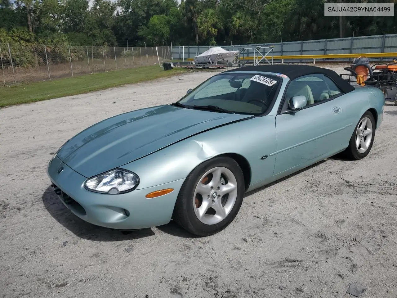 2000 Jaguar Xk8 VIN: SAJJA42C9YNA04499 Lot: 66028325