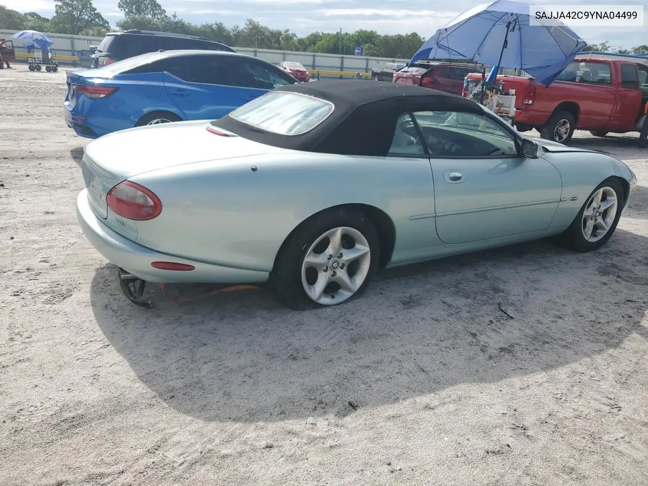 2000 Jaguar Xk8 VIN: SAJJA42C9YNA04499 Lot: 66028325