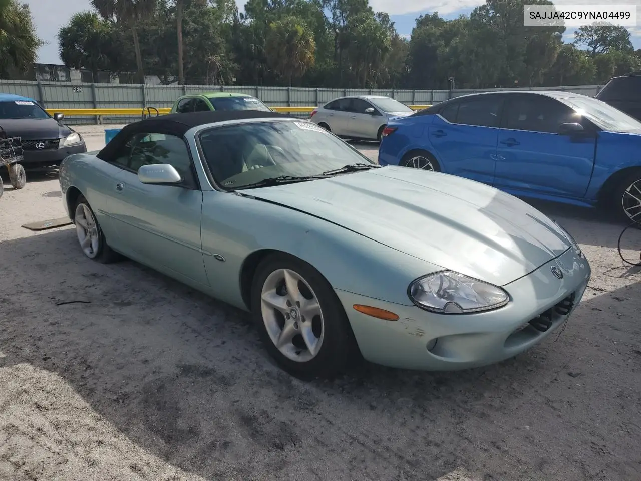 2000 Jaguar Xk8 VIN: SAJJA42C9YNA04499 Lot: 66028325