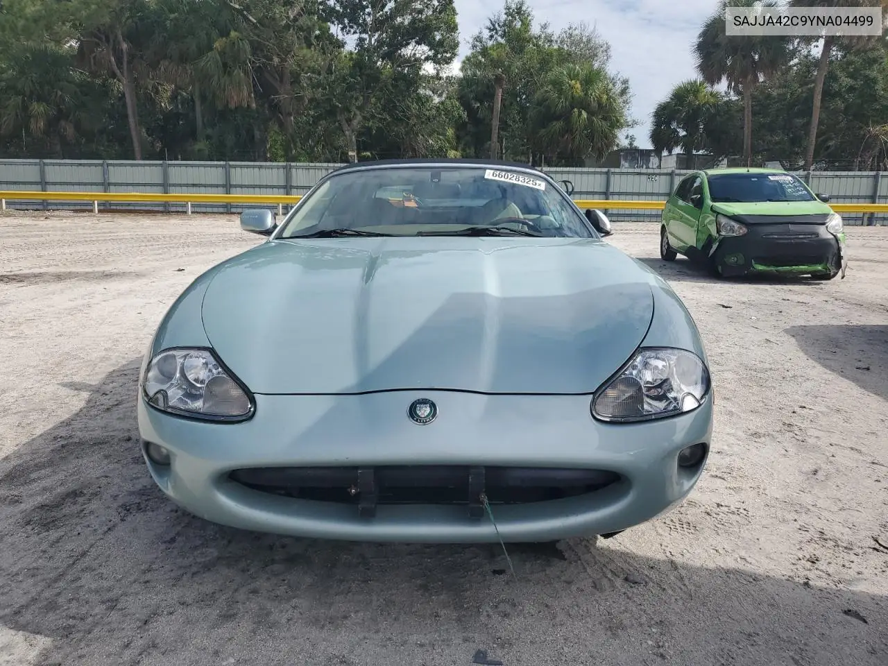 2000 Jaguar Xk8 VIN: SAJJA42C9YNA04499 Lot: 66028325