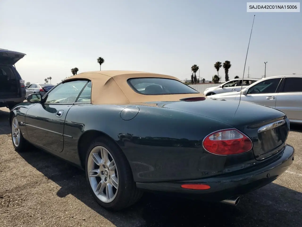 2001 Jaguar Xk8 VIN: SAJDA42C01NA15006 Lot: 58003825