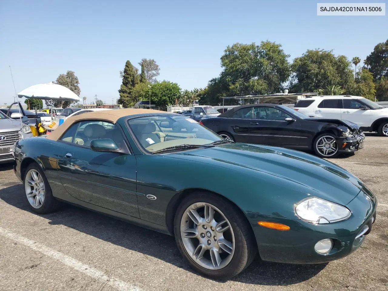 2001 Jaguar Xk8 VIN: SAJDA42C01NA15006 Lot: 58003825