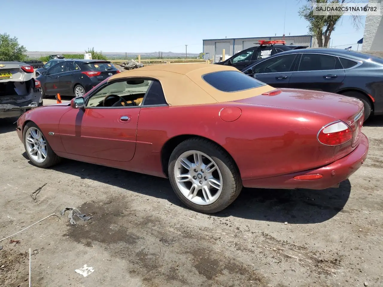 2001 Jaguar Xk8 VIN: SAJDA42C51NA16782 Lot: 61049865