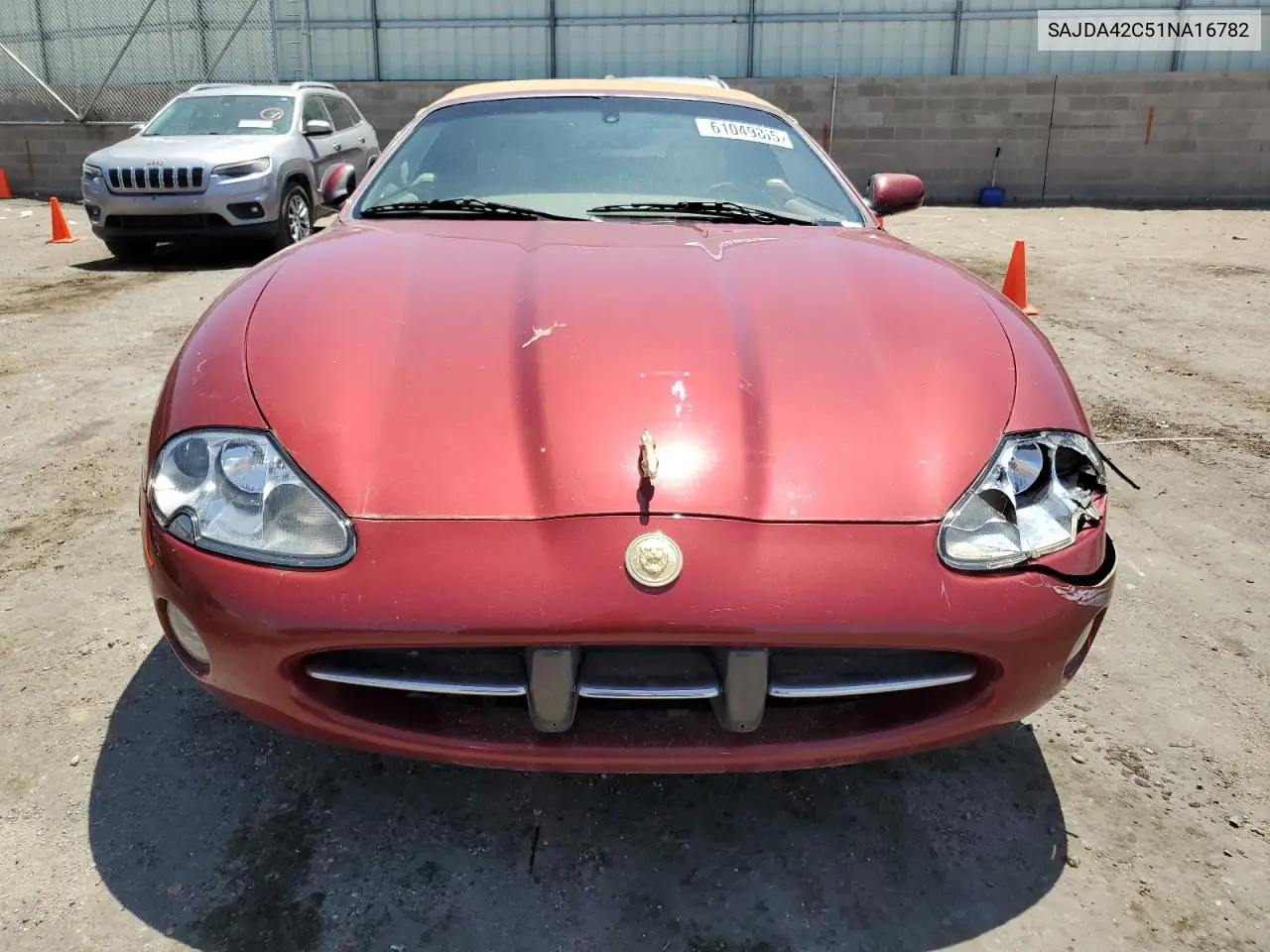 2001 Jaguar Xk8 VIN: SAJDA42C51NA16782 Lot: 61049865