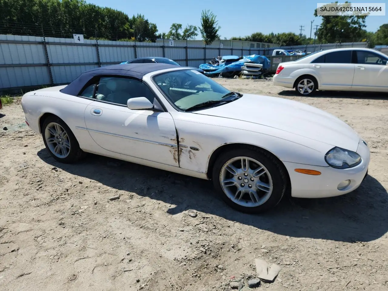 2001 Jaguar Xk8 VIN: SAJDA42C51NA15664 Lot: 64567765