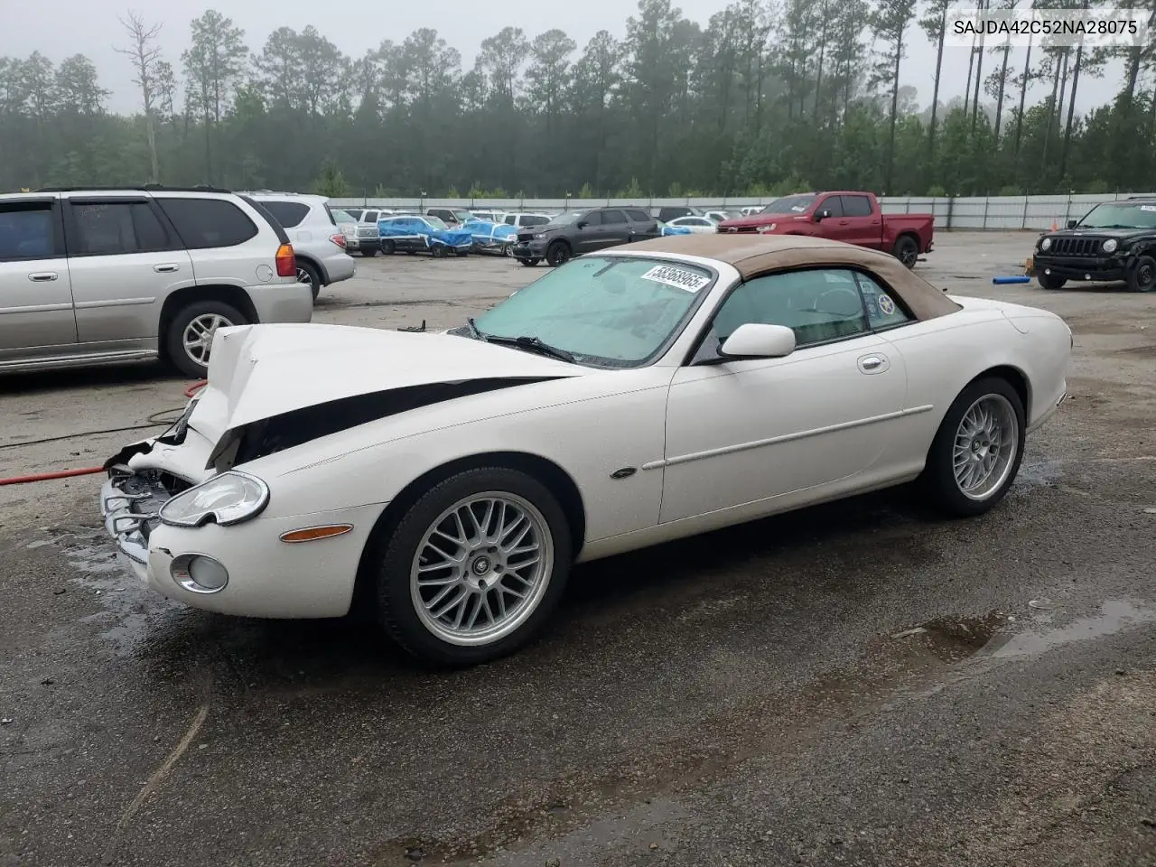2002 Jaguar Xk8 VIN: SAJDA42C52NA28075 Lot: 58368965