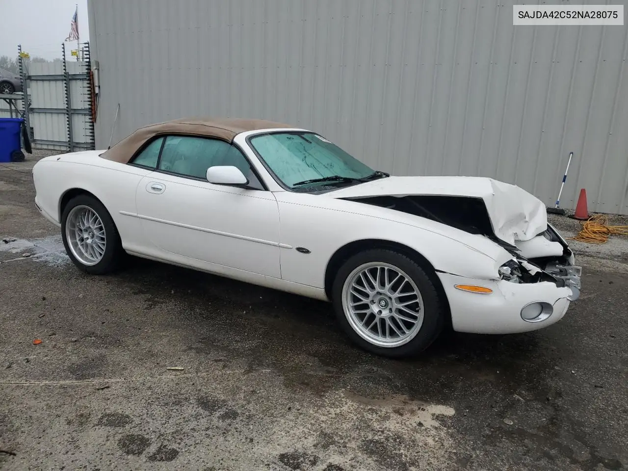 2002 Jaguar Xk8 VIN: SAJDA42C52NA28075 Lot: 58368965