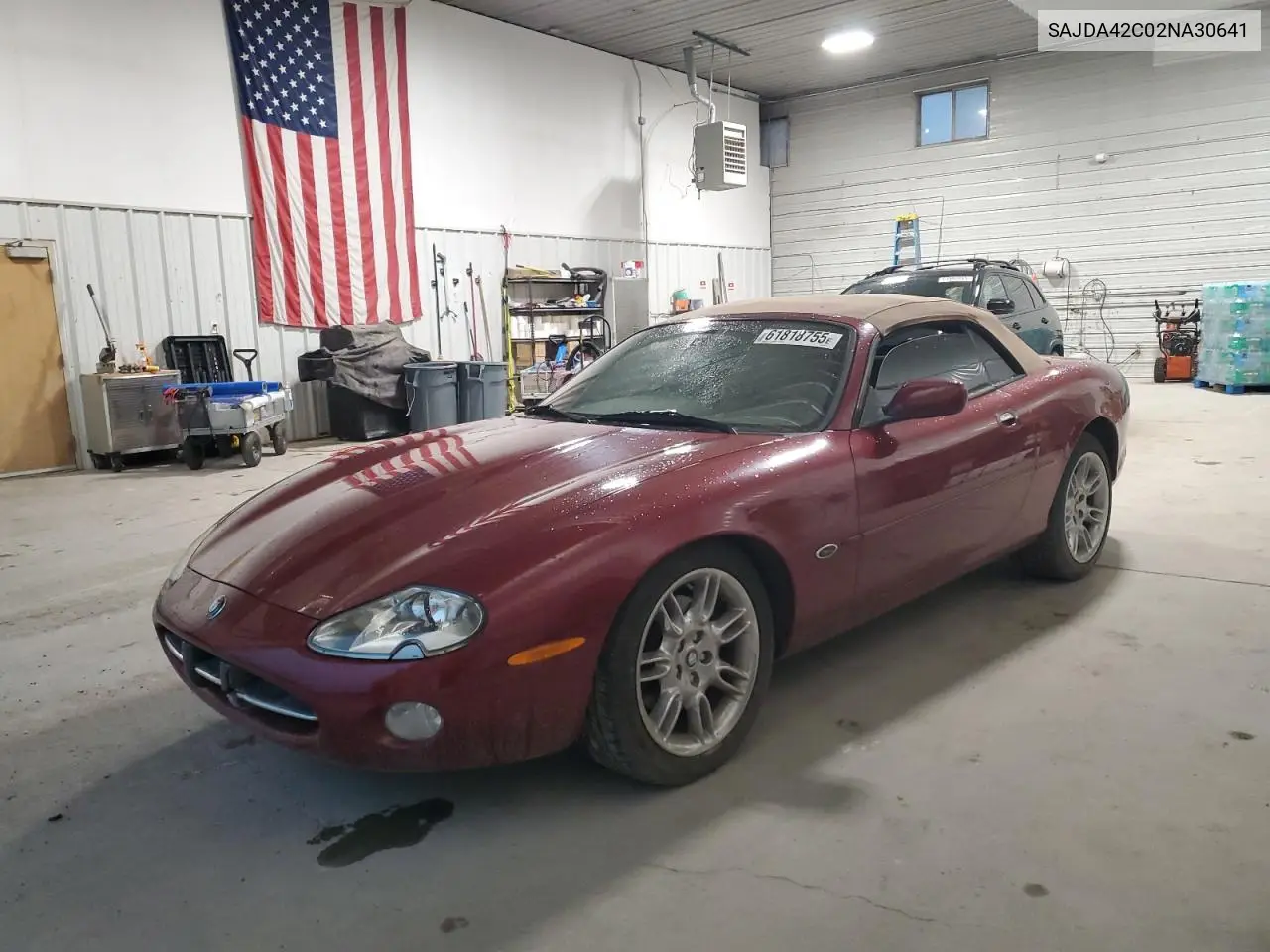 2002 Jaguar Xk8 VIN: SAJDA42C02NA30641 Lot: 61818755