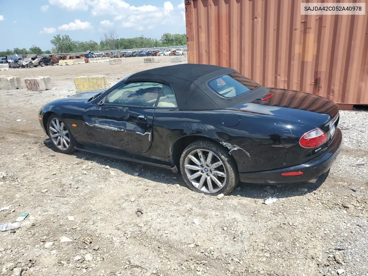 2005 Jaguar Xk8 VIN: SAJDA42C052A40978 Lot: 62595065