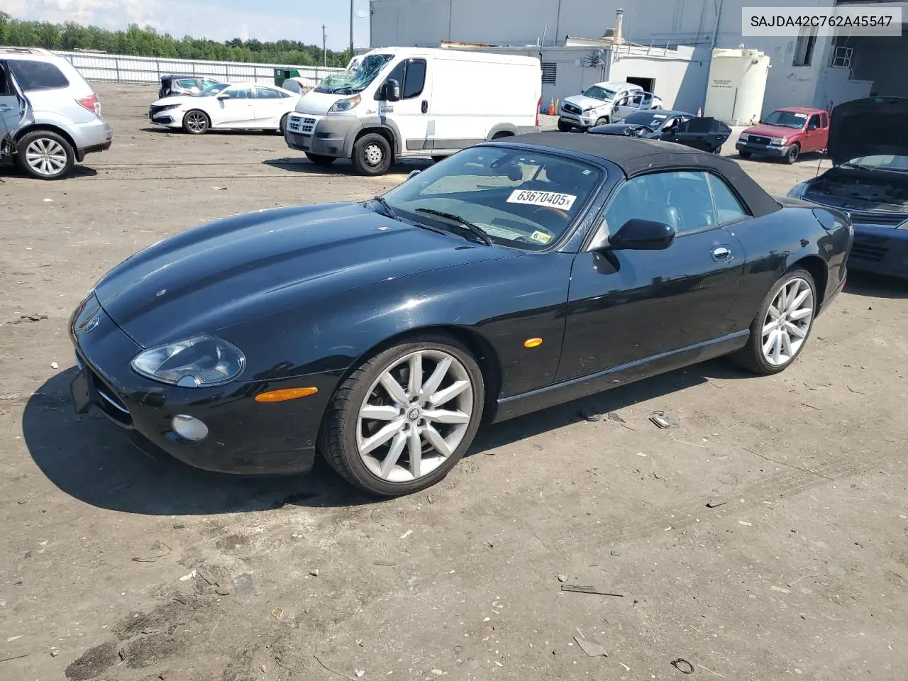 2006 Jaguar Xk8 VIN: SAJDA42C762A45547 Lot: 63670405