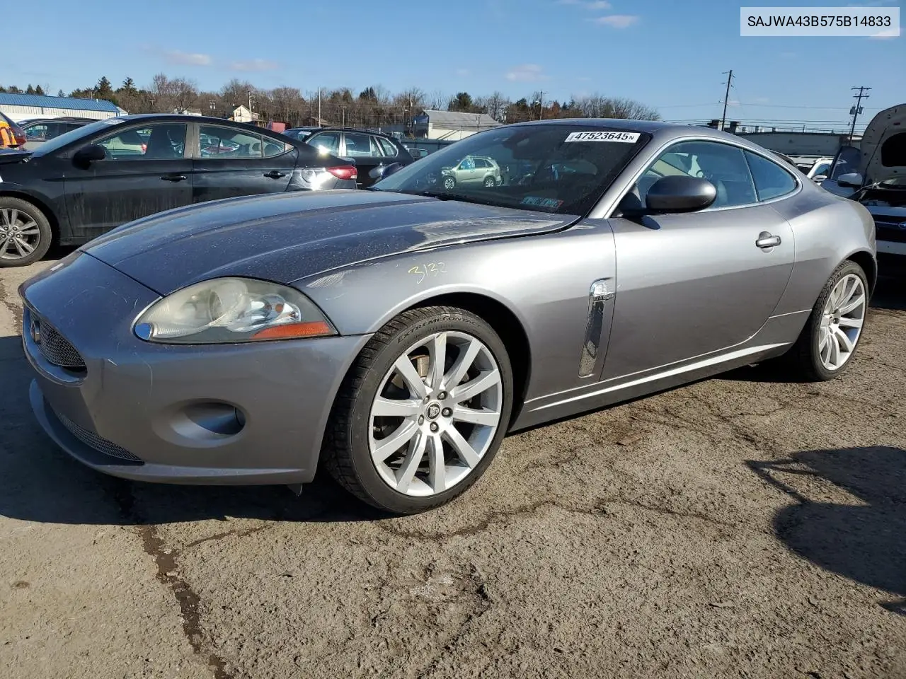 2007 Jaguar Xk VIN: SAJWA43B575B14833 Lot: 47523645