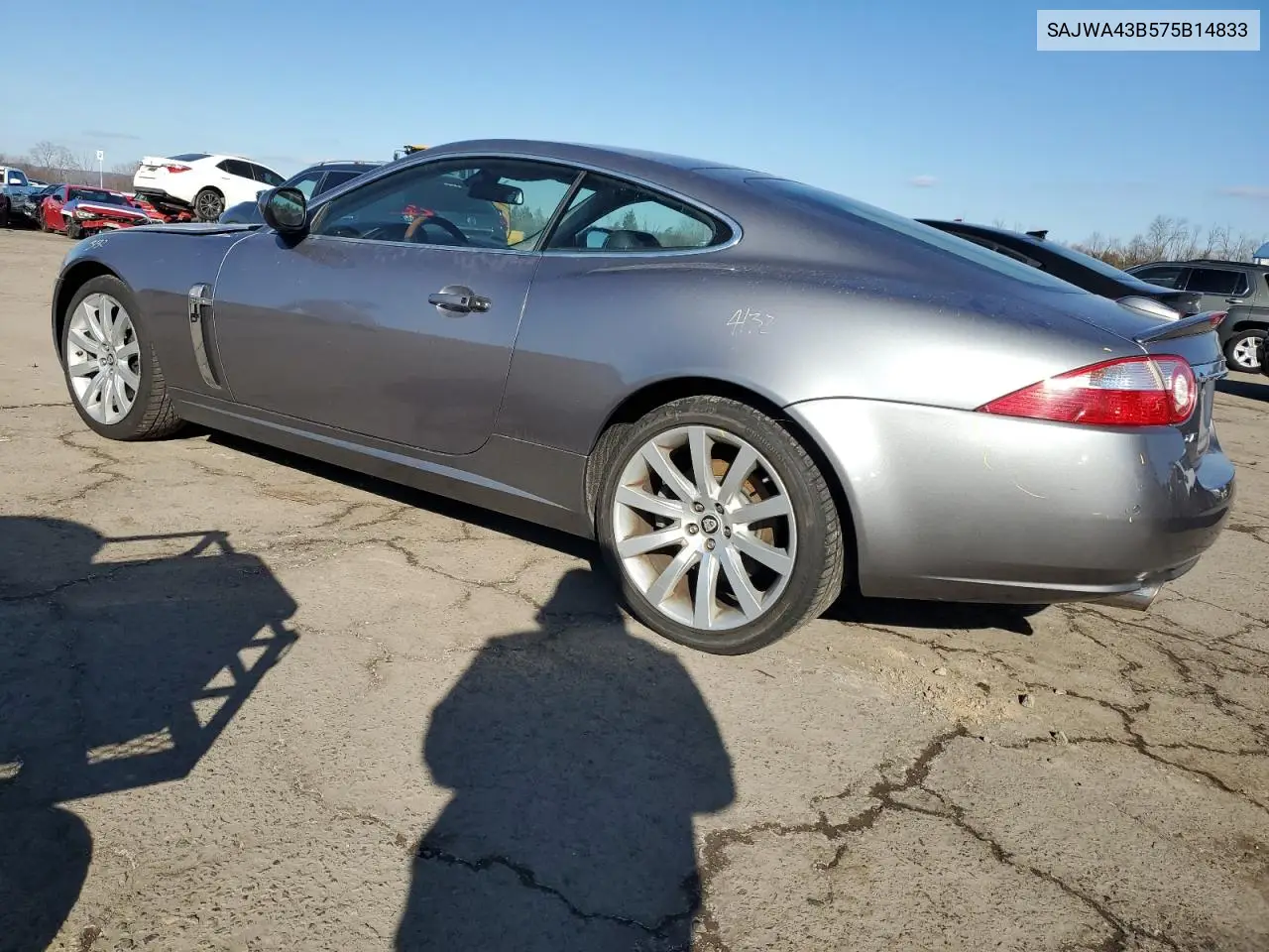 2007 Jaguar Xk VIN: SAJWA43B575B14833 Lot: 47523645