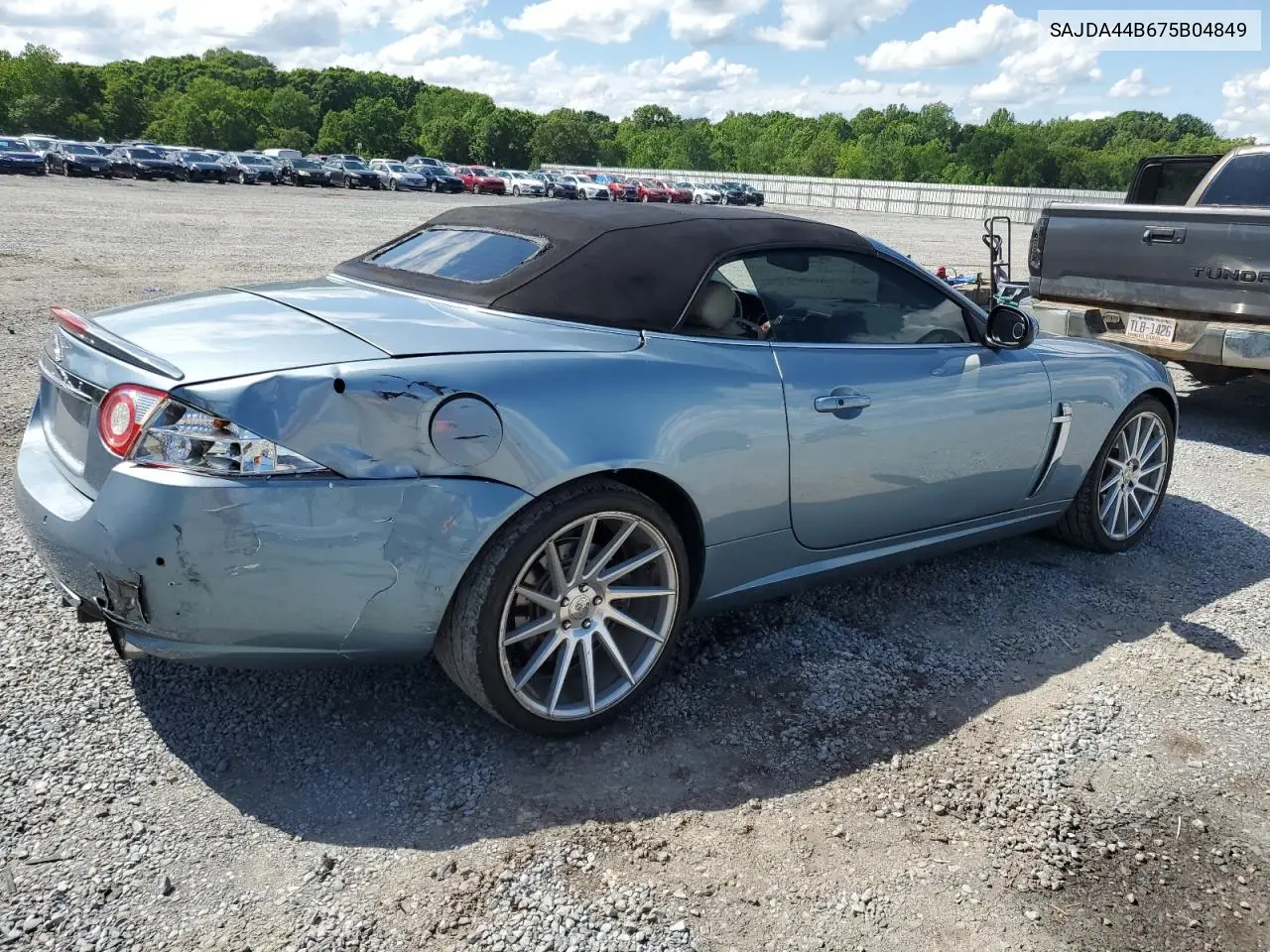 2007 Jaguar Xk VIN: SAJDA44B675B04849 Lot: 56834295
