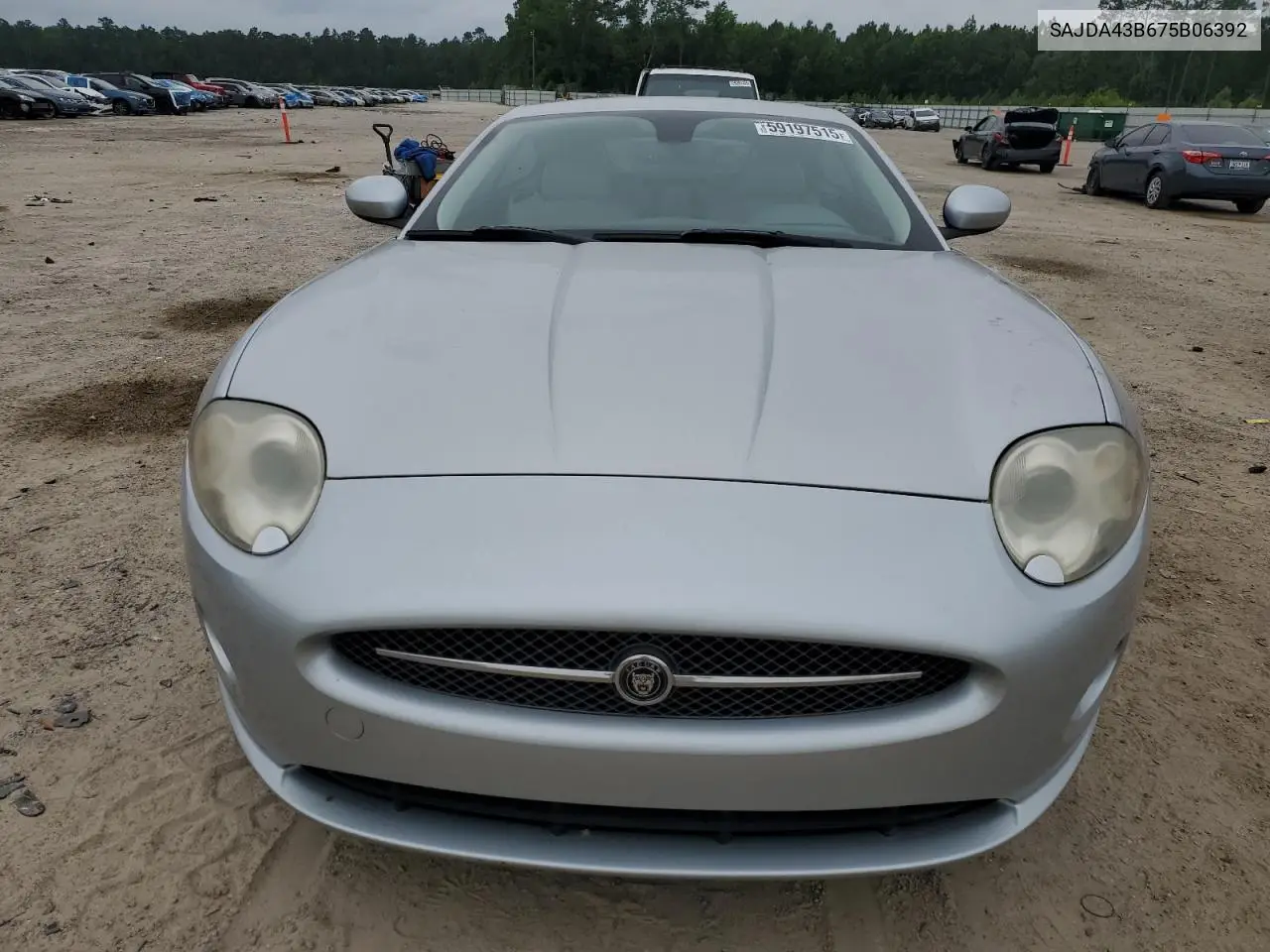 2007 Jaguar Xk VIN: SAJDA43B675B06392 Lot: 59197515