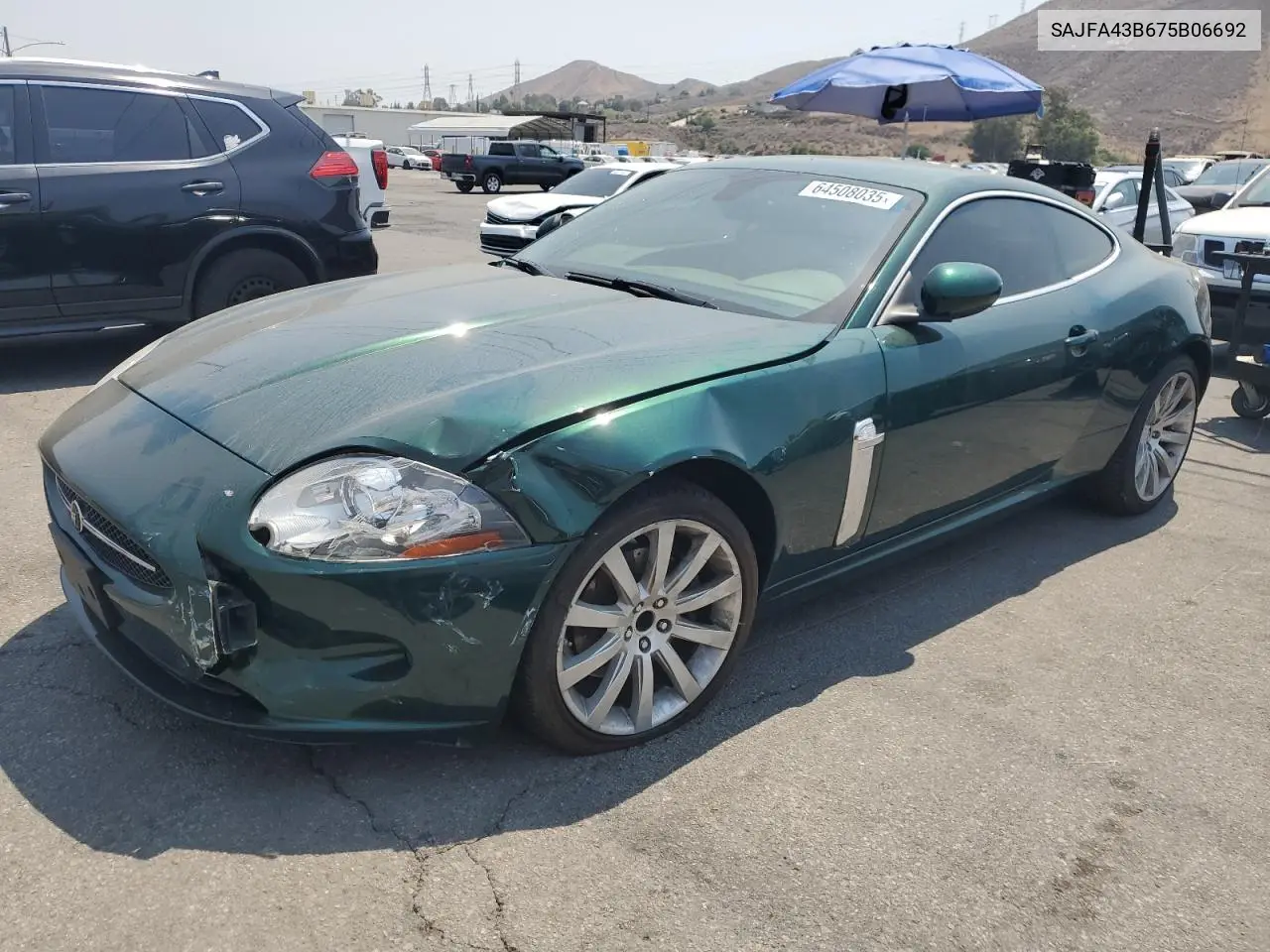 2007 Jaguar Xk VIN: SAJFA43B675B06692 Lot: 64508035