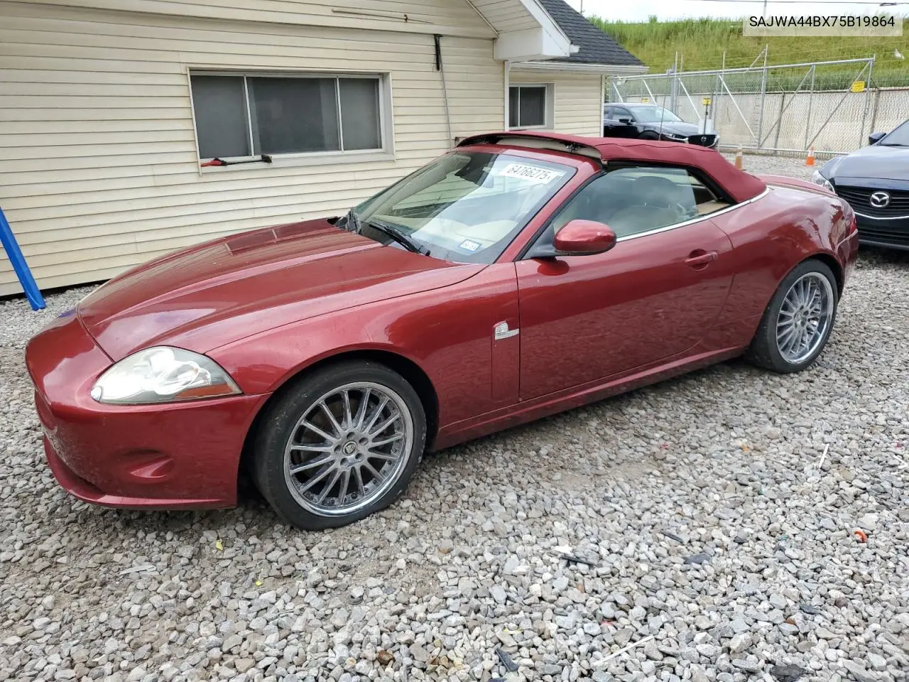 2007 Jaguar Xk VIN: SAJWA44BX75B19864 Lot: 64766275