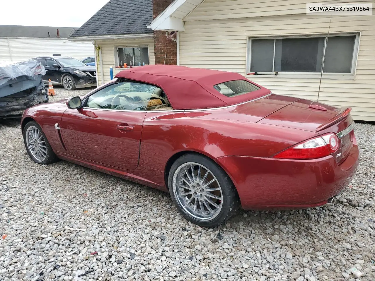 2007 Jaguar Xk VIN: SAJWA44BX75B19864 Lot: 64766275