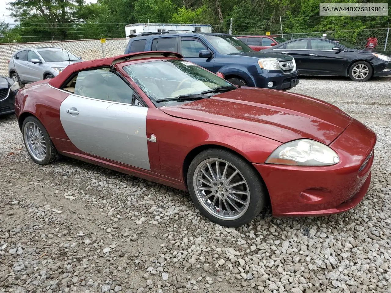 2007 Jaguar Xk VIN: SAJWA44BX75B19864 Lot: 64766275