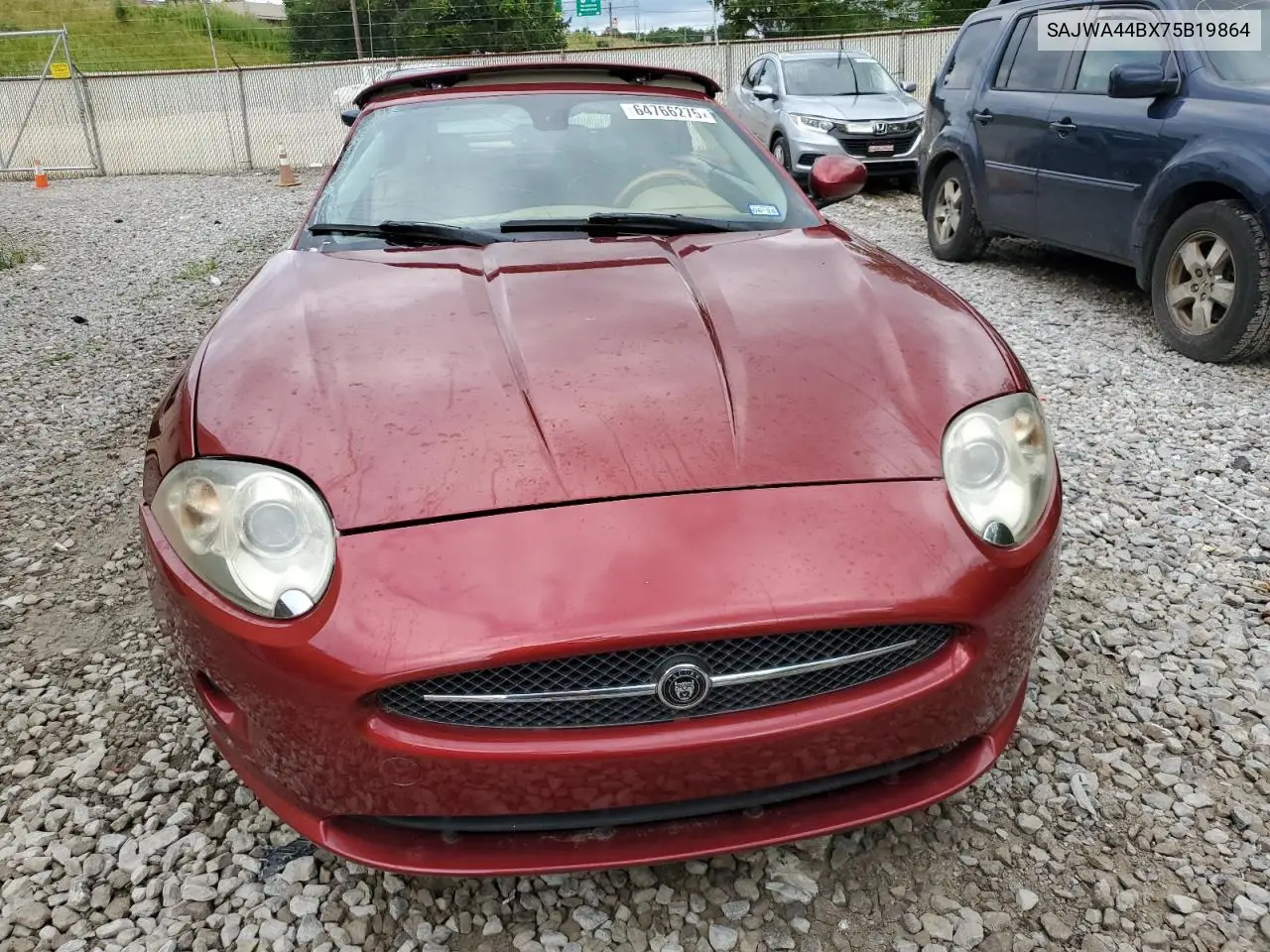 2007 Jaguar Xk VIN: SAJWA44BX75B19864 Lot: 64766275
