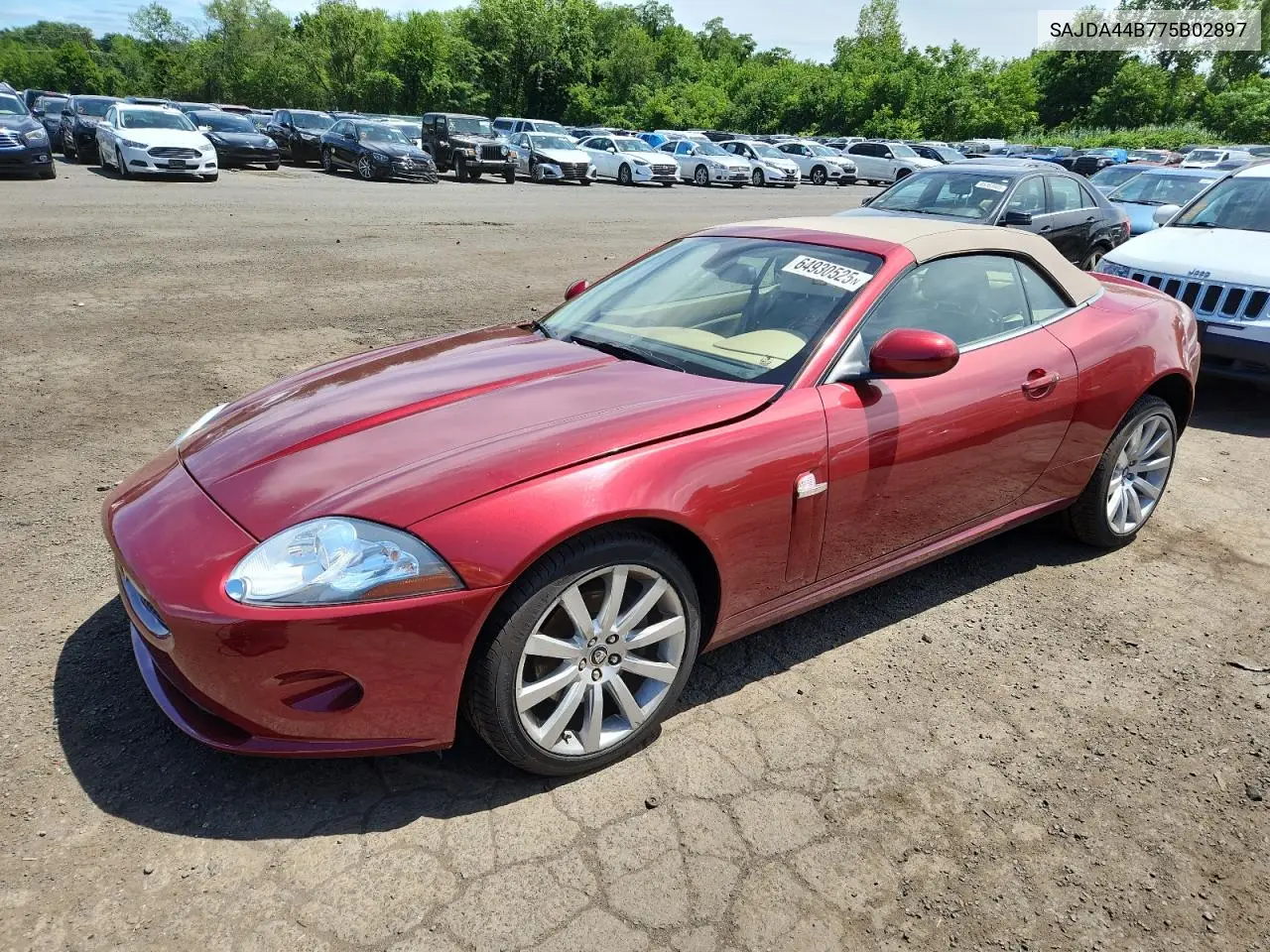 2007 Jaguar Xk VIN: SAJDA44B775B02897 Lot: 64930525