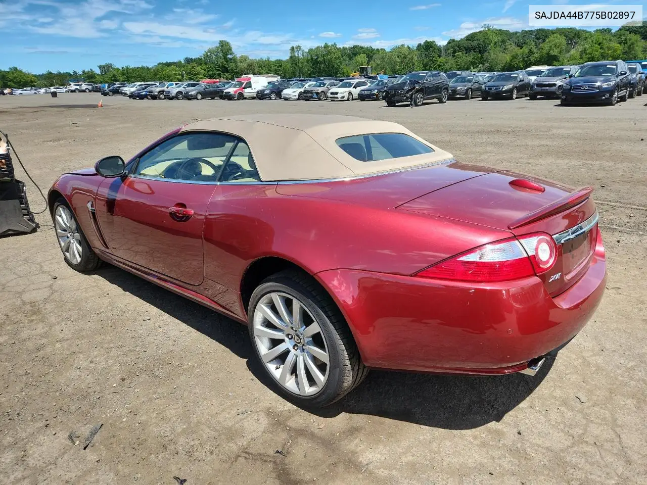 2007 Jaguar Xk VIN: SAJDA44B775B02897 Lot: 64930525