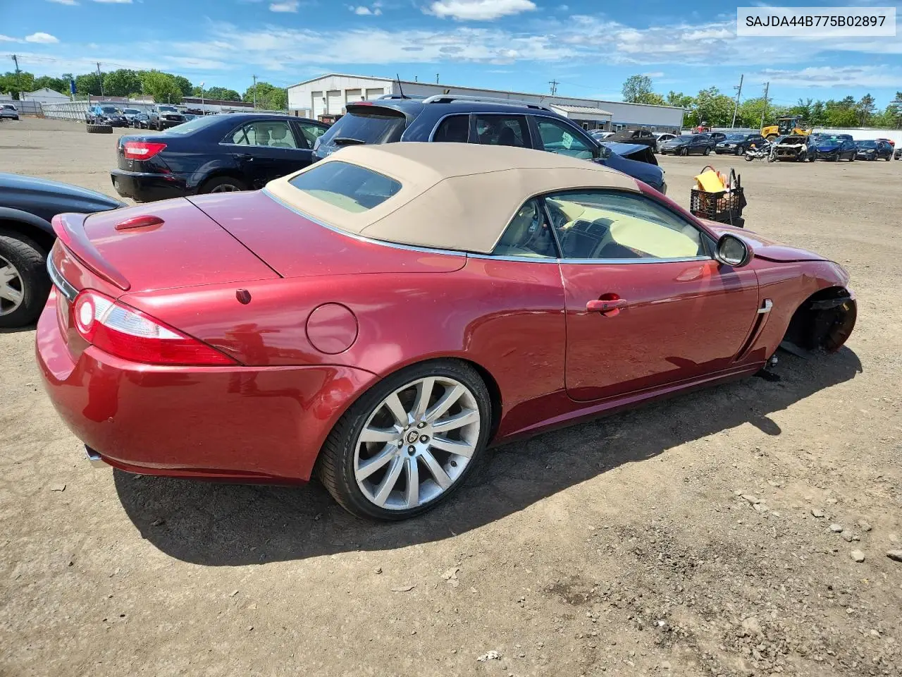 2007 Jaguar Xk VIN: SAJDA44B775B02897 Lot: 64930525