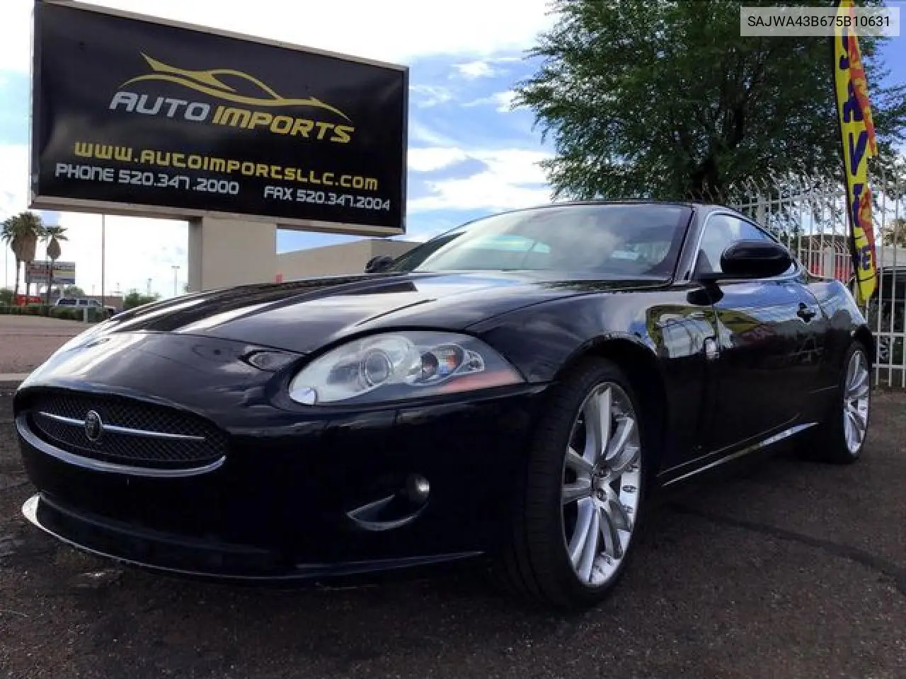 2007 Jaguar Xk VIN: SAJWA43B675B10631 Lot: 65706742