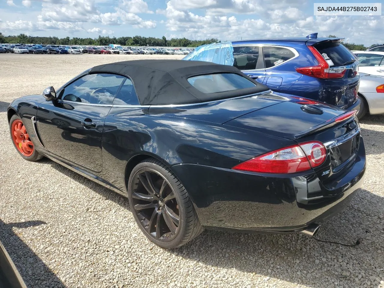 2007 Jaguar Xk VIN: SAJDA44B275B02743 Lot: 71229724