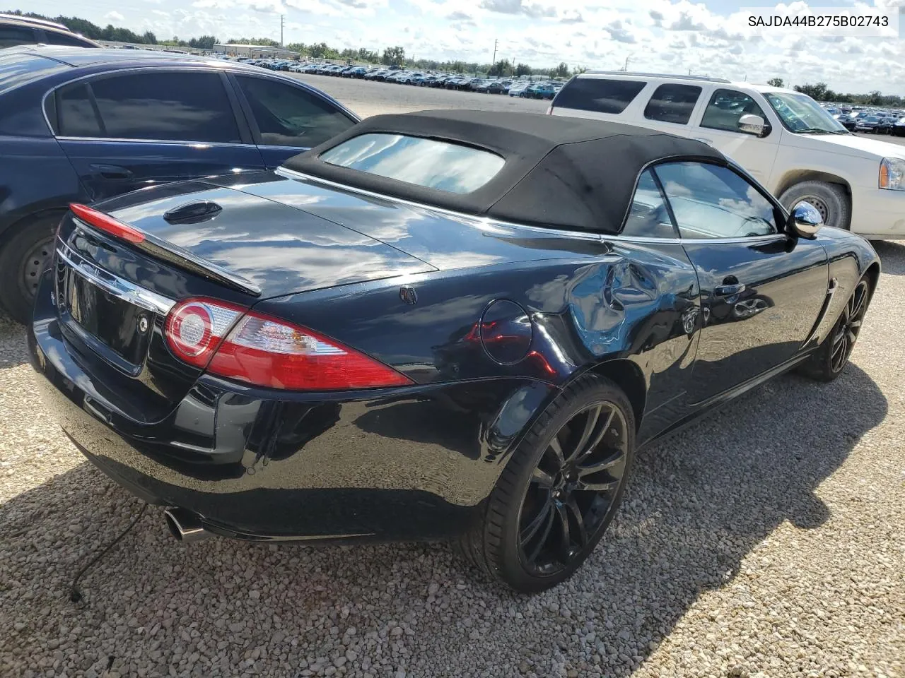 2007 Jaguar Xk VIN: SAJDA44B275B02743 Lot: 71229724