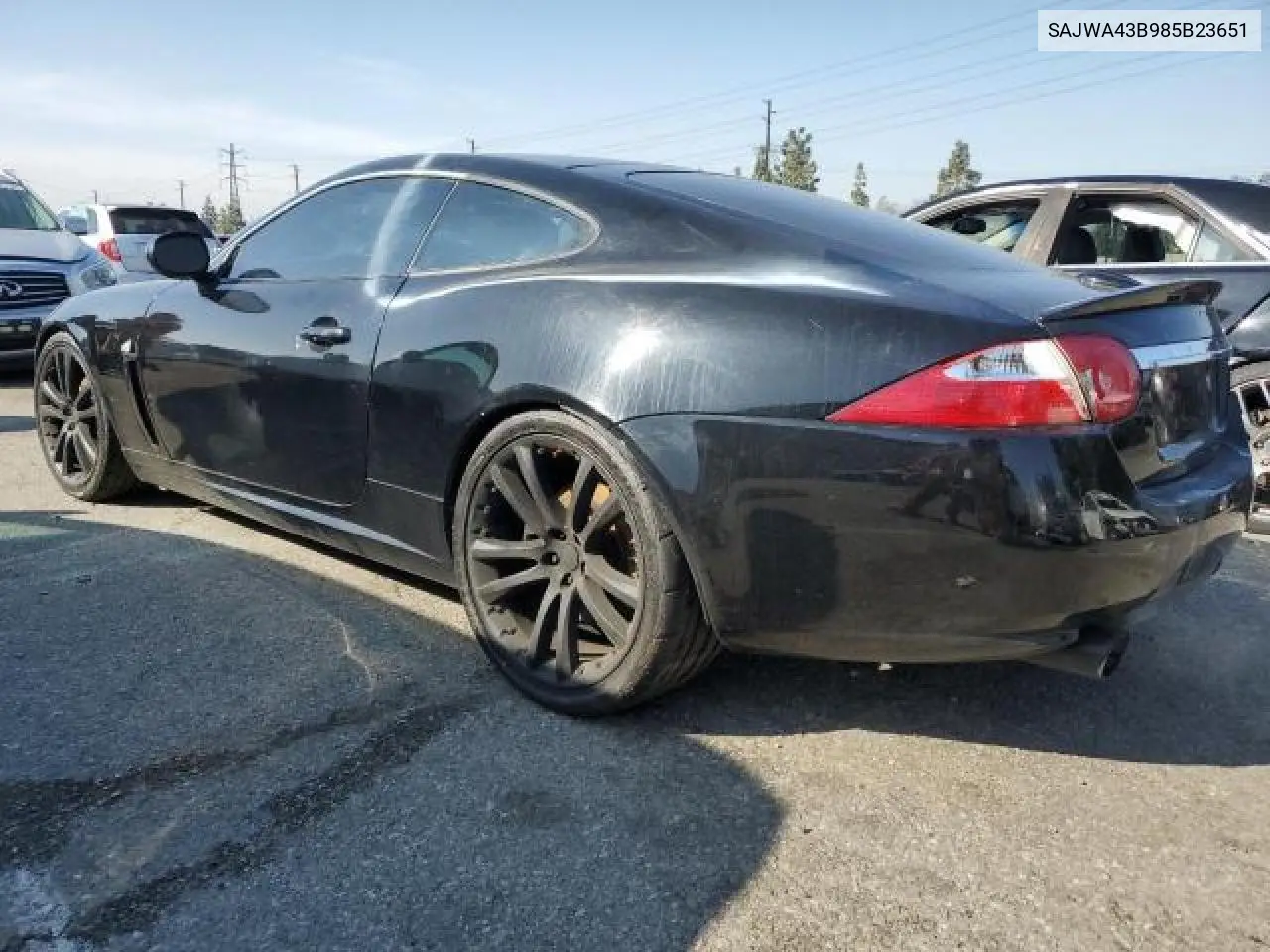 2008 Jaguar Xk VIN: SAJWA43B985B23651 Lot: 54621835