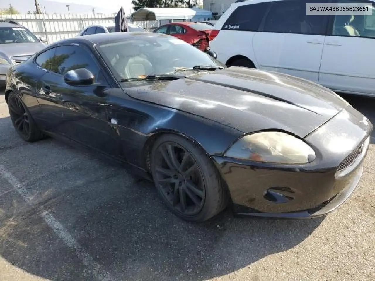 2008 Jaguar Xk VIN: SAJWA43B985B23651 Lot: 54621835