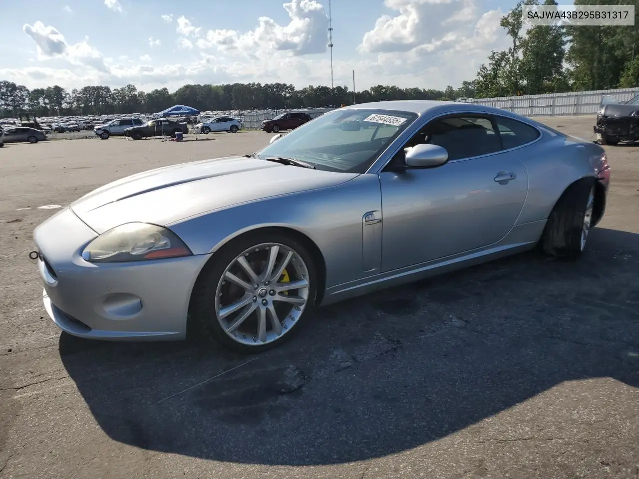 2009 Jaguar Xk VIN: SAJWA43B295B31317 Lot: 62544555