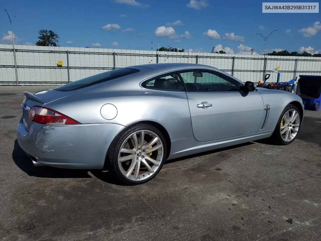 2009 Jaguar Xk VIN: SAJWA43B295B31317 Lot: 62544555
