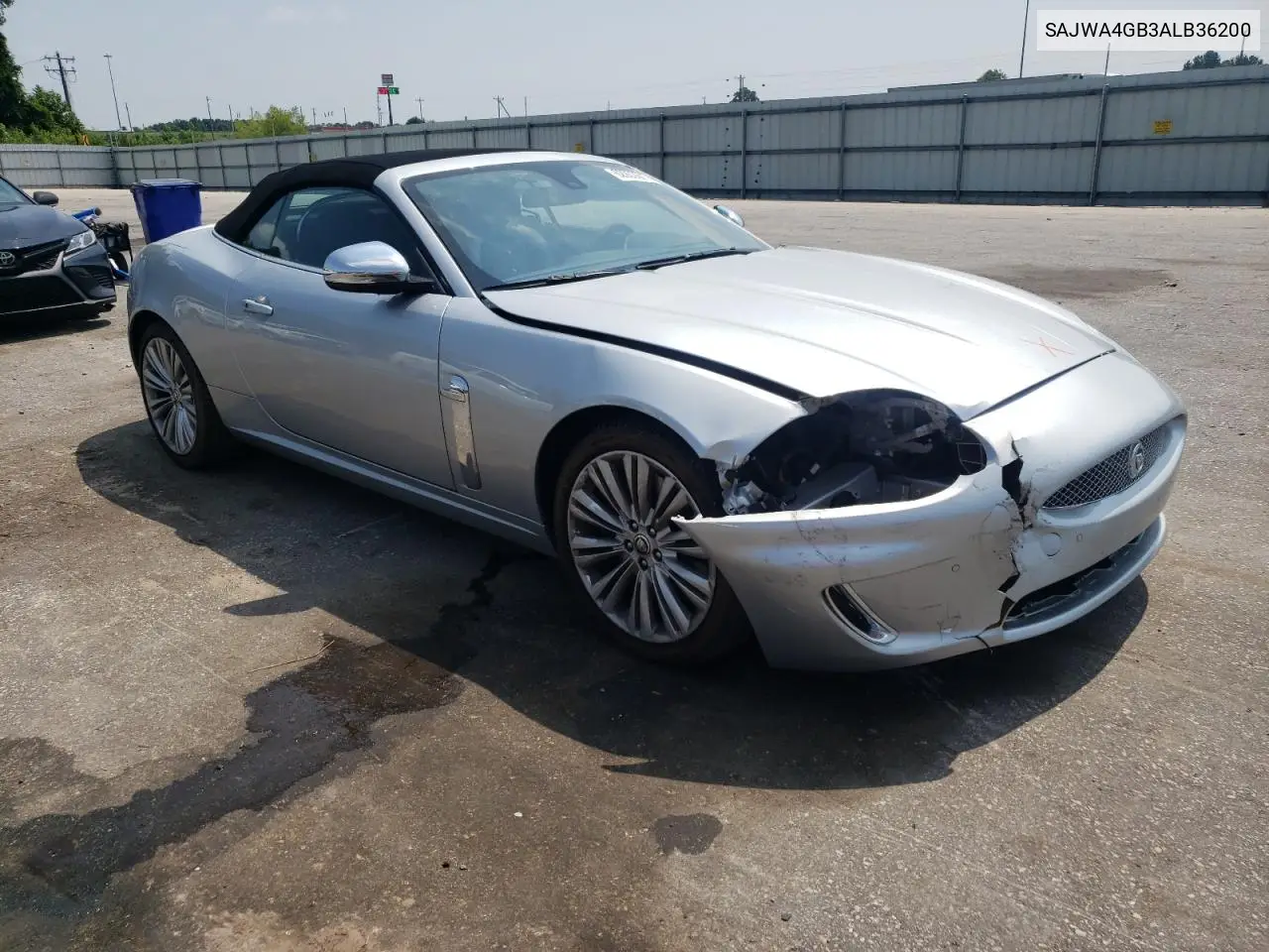 2010 Jaguar Xk Portfolio VIN: SAJWA4GB3ALB36200 Lot: 62930675