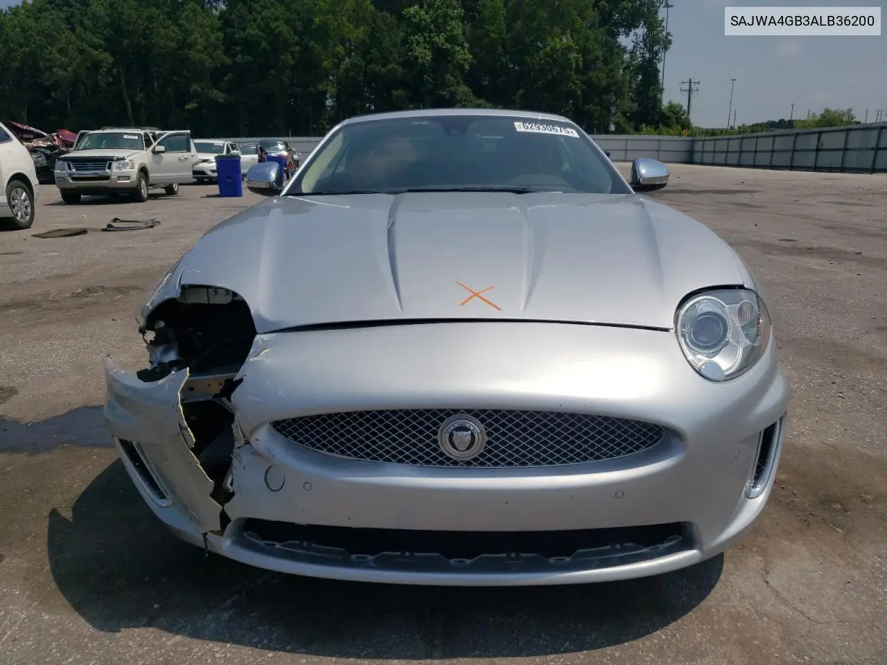 2010 Jaguar Xk Portfolio VIN: SAJWA4GB3ALB36200 Lot: 62930675