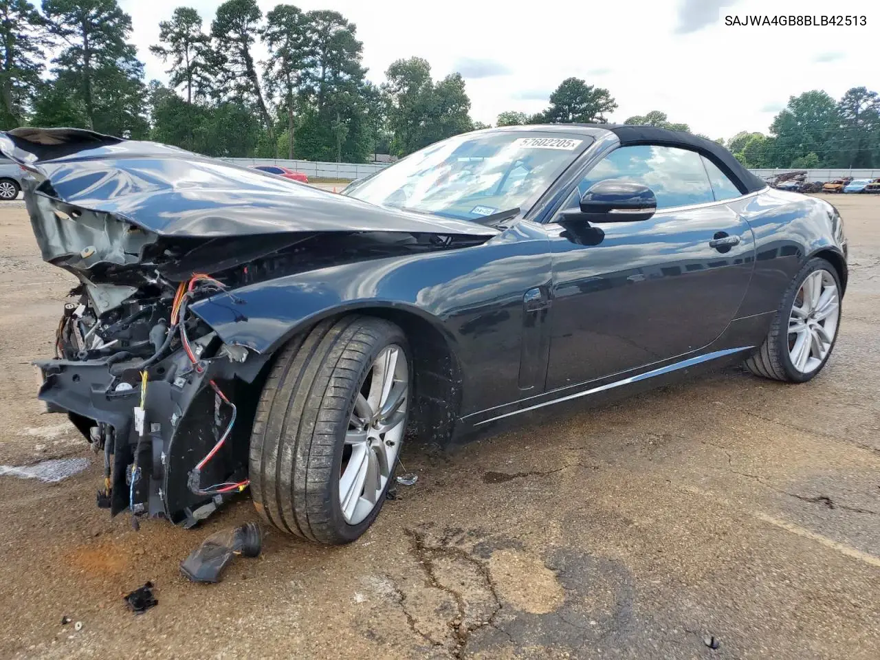 2011 Jaguar Xk VIN: SAJWA4GB8BLB42513 Lot: 57602205