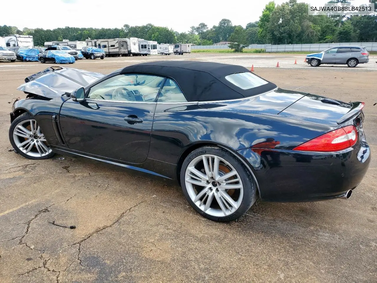 2011 Jaguar Xk VIN: SAJWA4GB8BLB42513 Lot: 57602205