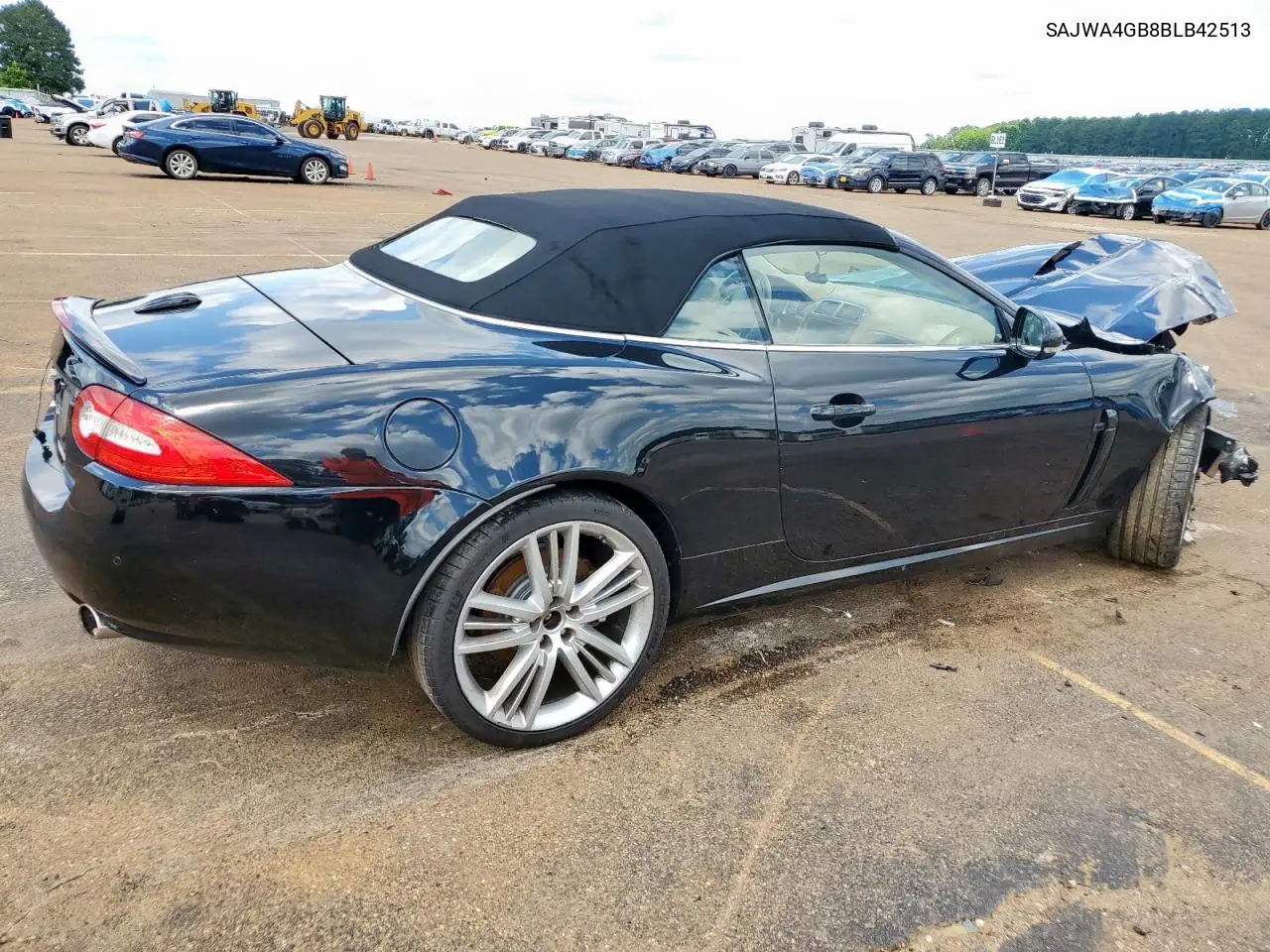 2011 Jaguar Xk VIN: SAJWA4GB8BLB42513 Lot: 57602205