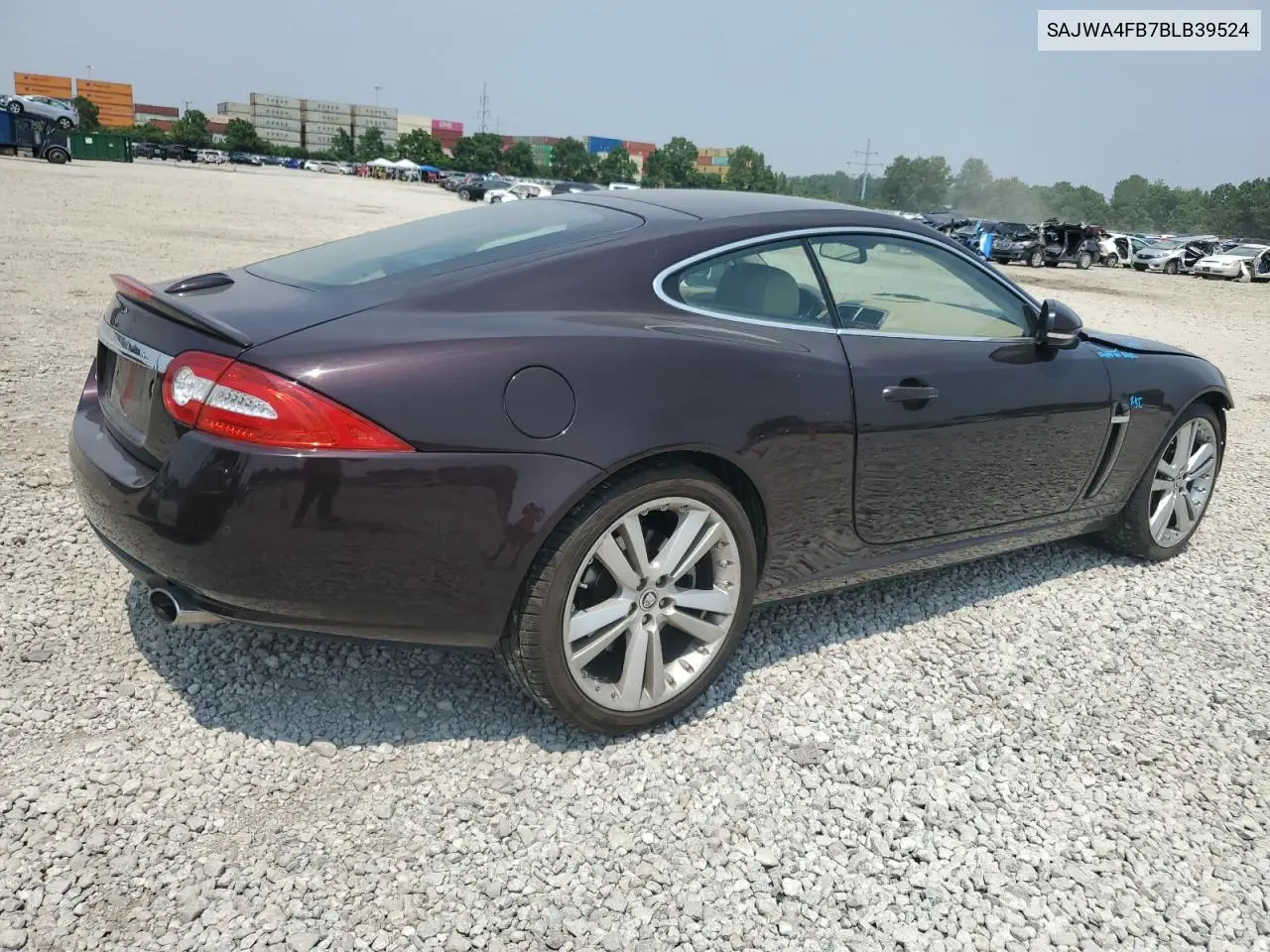 2011 Jaguar Xk VIN: SAJWA4FB7BLB39524 Lot: 60714445